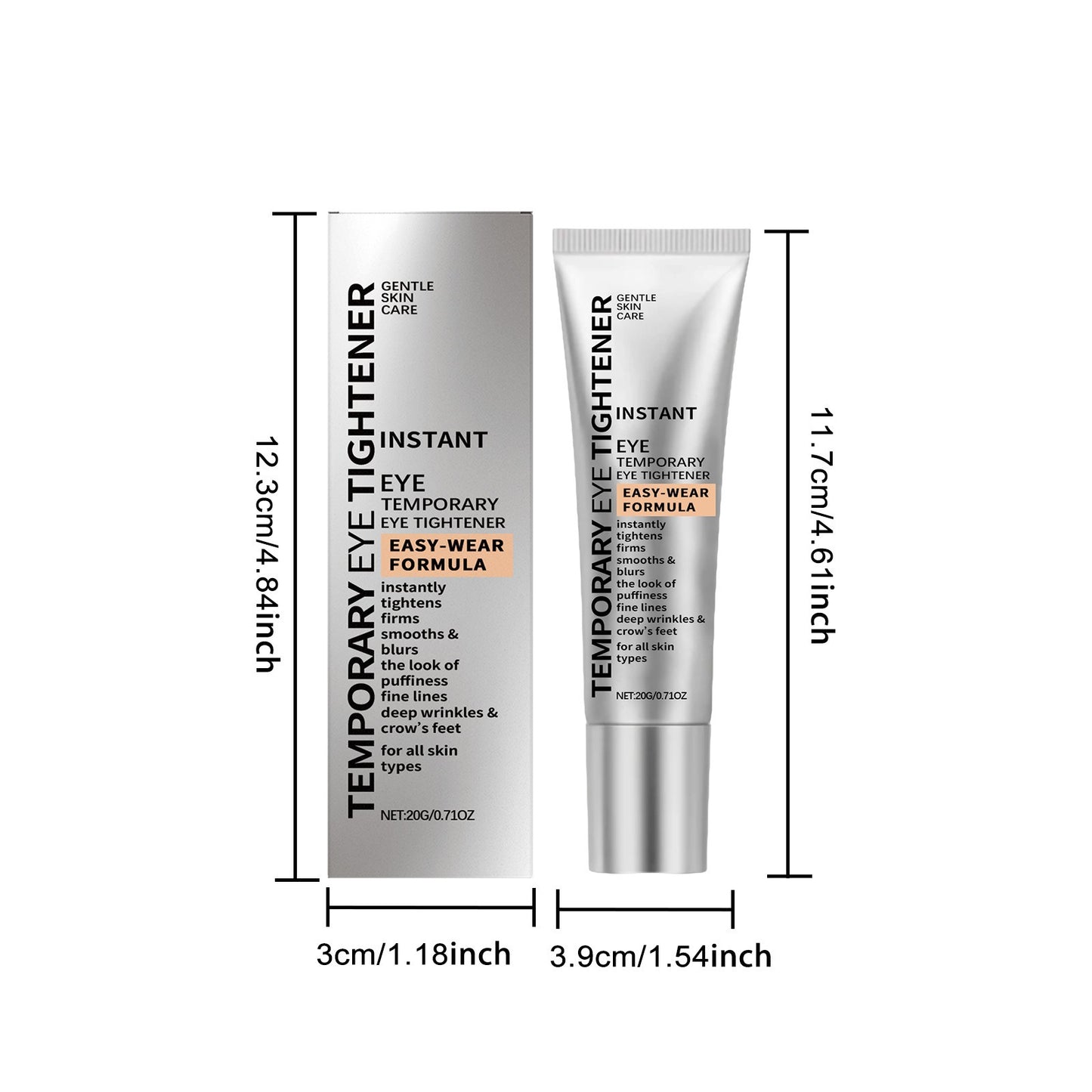 Firm Eye Tightener Cream Remove Dark Circles Eye Bags Anti-Wrinkle Lifting Smoothing Fine Lines Moisturizing Temporary Eye Cream