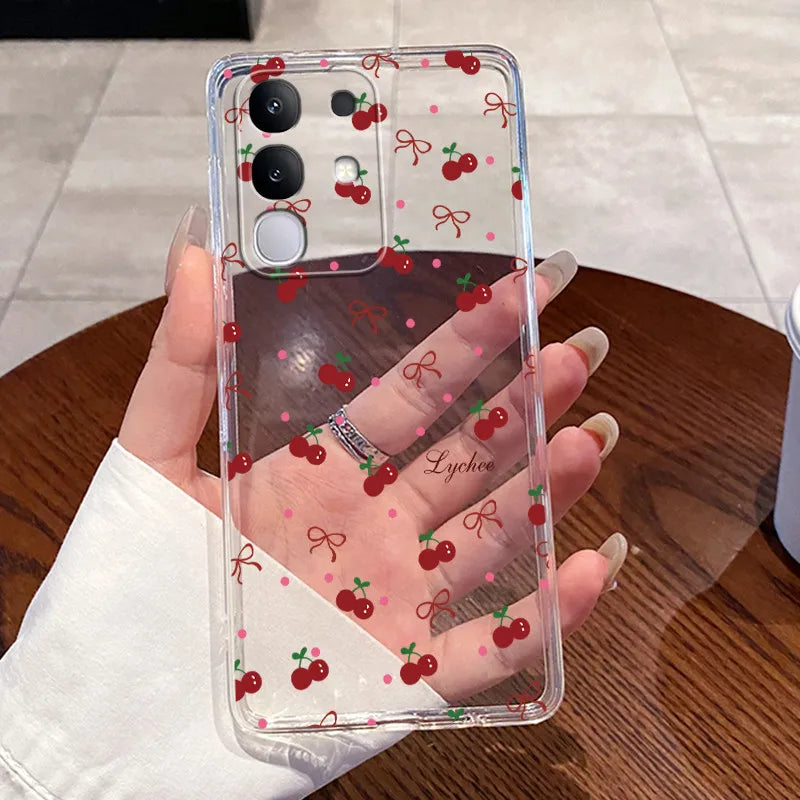 Casing For Vivo Y29 Case 4G V2423 Aesthetic Cute Cat Astronaut Soft Silicone Back Cover For Vivo Y29 4G Transparent Phone Case