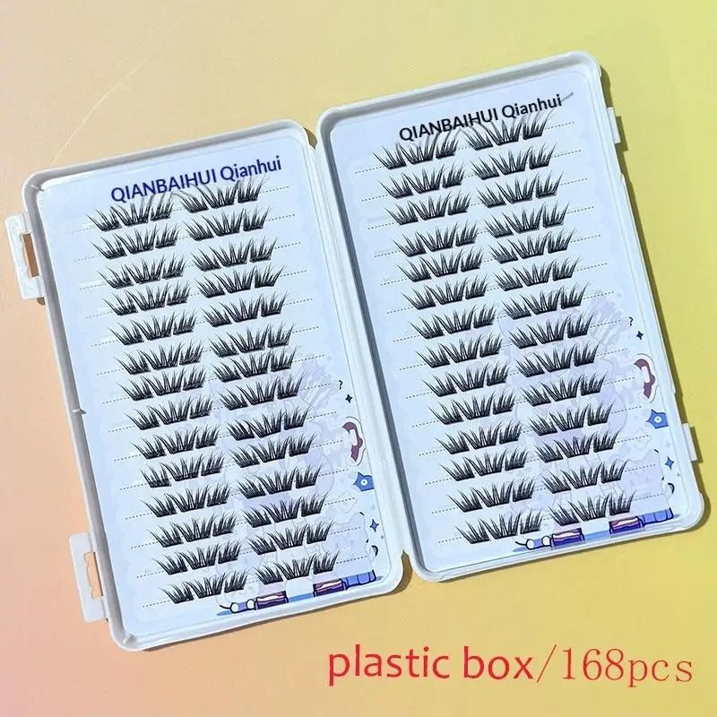 DIY Clusters Eyelashes Glue-free False Eyelashes Natural Eyelash Manga Lashes Soft False Eyelashes Daily Makeup