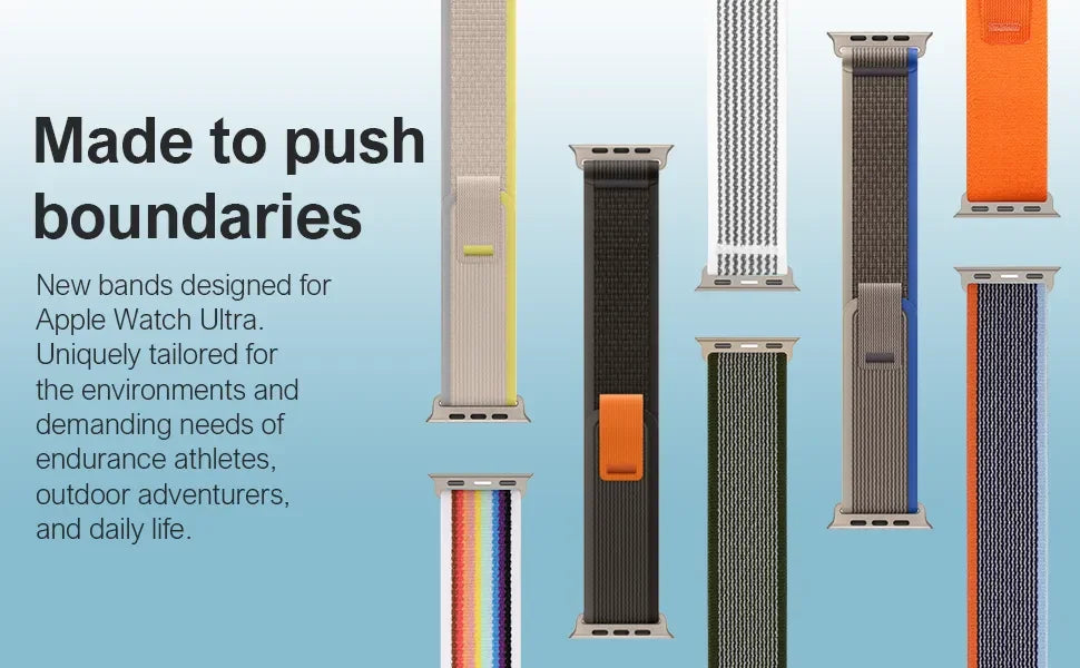 Trail Loop strap for Apple watch bands 11 42/46mm 44mm 40mm 41mm 45mm Sport Bracelet iWatch series 9 8 7 5 Se3 10 ultra 3 2 49mm