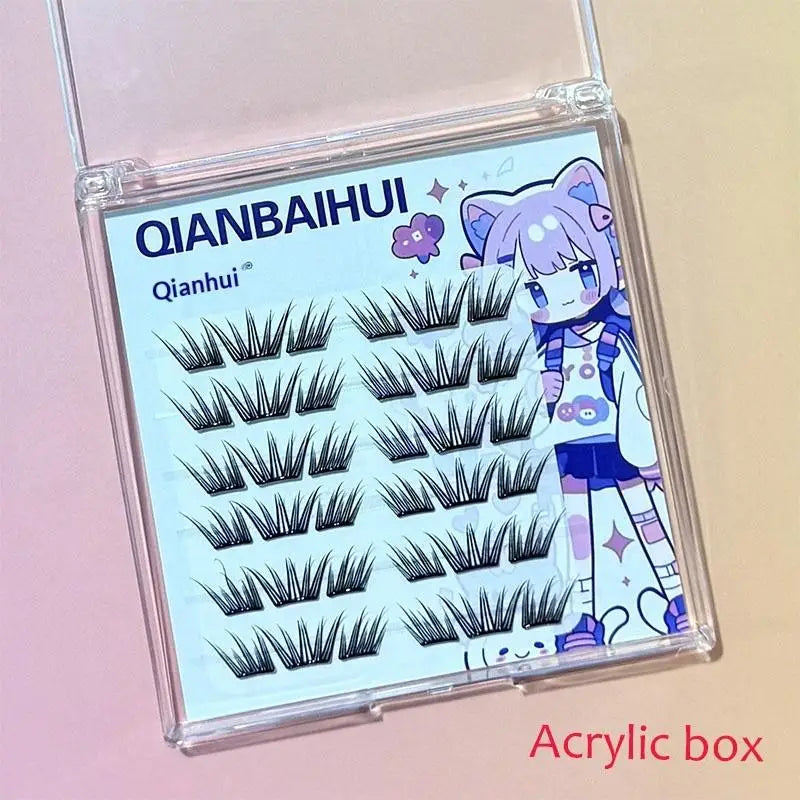 DIY Clusters Eyelashes Glue-free False Eyelashes Natural Eyelash Manga Lashes Soft False Eyelashes Daily Makeup