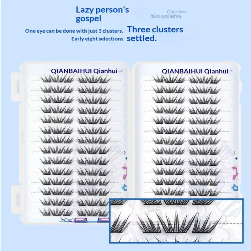 DIY Clusters Eyelashes Glue-free False Eyelashes Natural Eyelash Manga Lashes Soft False Eyelashes Daily Makeup