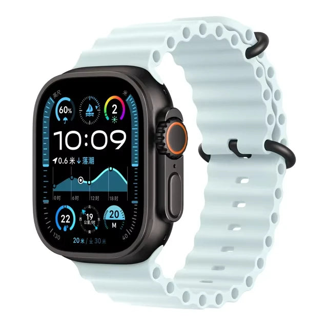 Official Ocean Strap For Apple Watch Bands Ultra 3 2 49mm 46mm 44mm 40mm 41mm 42mm 45mm Bracelet iWatch Series 11 10 9 8 7 6 SE3