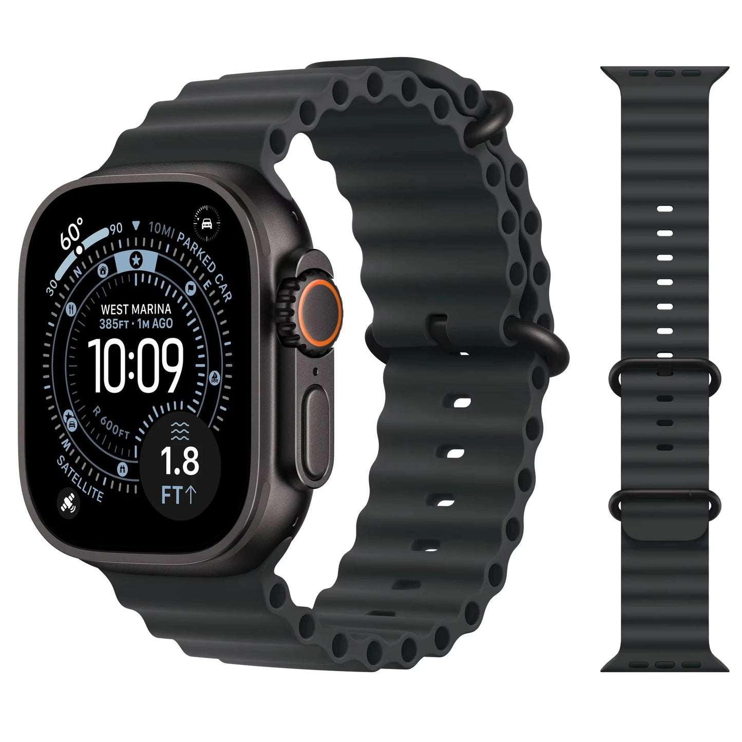 Official Ocean Strap For Apple Watch Bands Ultra 3 2 49mm 46mm 44mm 40mm 41mm 42mm 45mm Bracelet iWatch Series 11 10 9 8 7 6 SE3