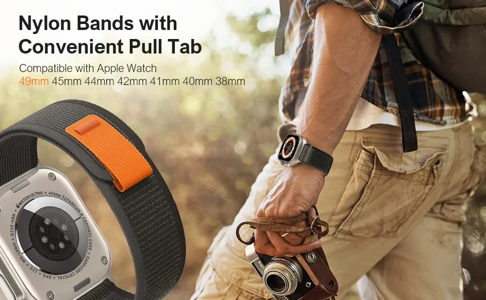 Trail Loop strap for Apple watch bands 11 42/46mm 44mm 40mm 41mm 45mm Sport Bracelet iWatch series 9 8 7 5 Se3 10 ultra 3 2 49mm