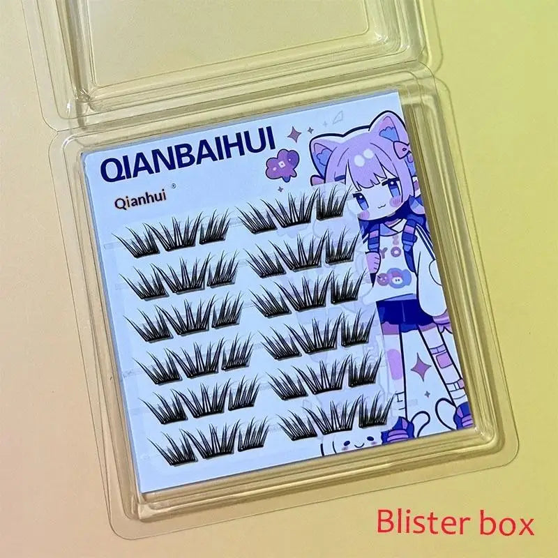 DIY Clusters Eyelashes Glue-free False Eyelashes Natural Eyelash Manga Lashes Soft False Eyelashes Daily Makeup