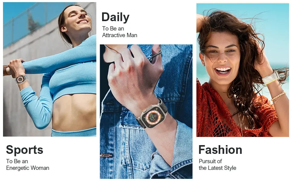 Trail Loop strap for Apple watch bands 11 42/46mm 44mm 40mm 41mm 45mm Sport Bracelet iWatch series 9 8 7 5 Se3 10 ultra 3 2 49mm