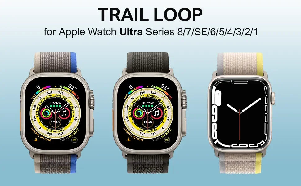 Trail Loop strap for Apple watch bands 11 42/46mm 44mm 40mm 41mm 45mm Sport Bracelet iWatch series 9 8 7 5 Se3 10 ultra 3 2 49mm