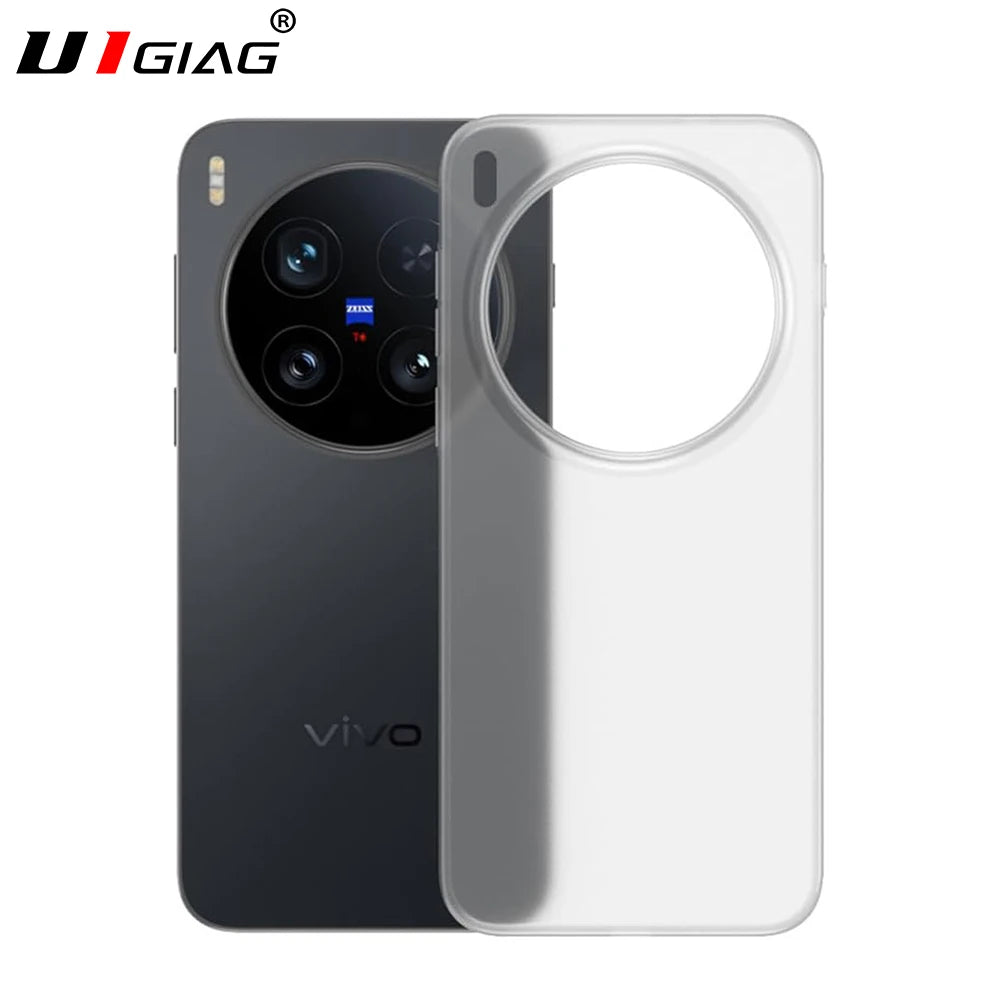 0.3mm Ultra Thin Hard Case For VIVO X300 X200S X200 X100 X100S Pro Ultra Transparent Matte Cover For X200 FE ProMini Slim Shell