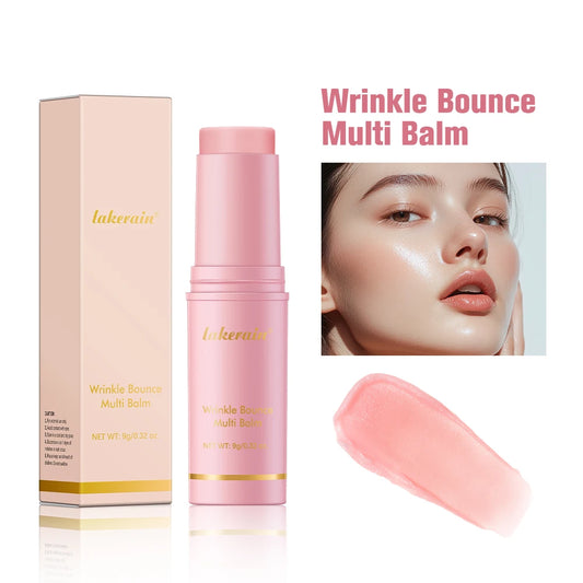 Wrinkle Bounce Multi Balm Facial Moisturizer Hydrating Lip Balm Eye Cream Neck Cream Makeup Base & Face Mist Moisture Balm Stick
